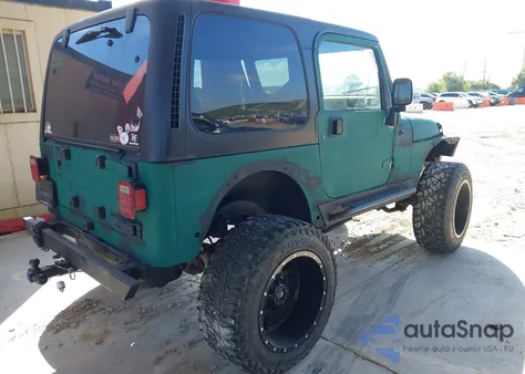 2001 Jeep Wrangler Sport из США, поврежденный, VIN 1J4FA49S71P372425